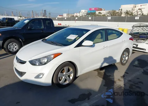 2013 Hyundai Elantra Gls from USA, damaged, VIN 5NPDH4AE4DH308681